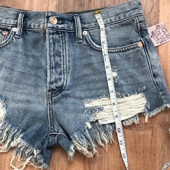 Free People Jeans Shorts 25 NWT - Picture 10 of 12
